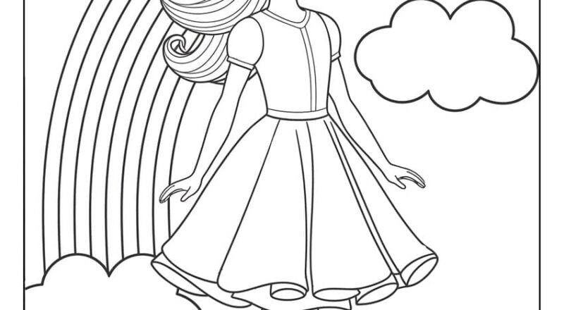 66 Barbie Coloring Pages Free Printables For Girls