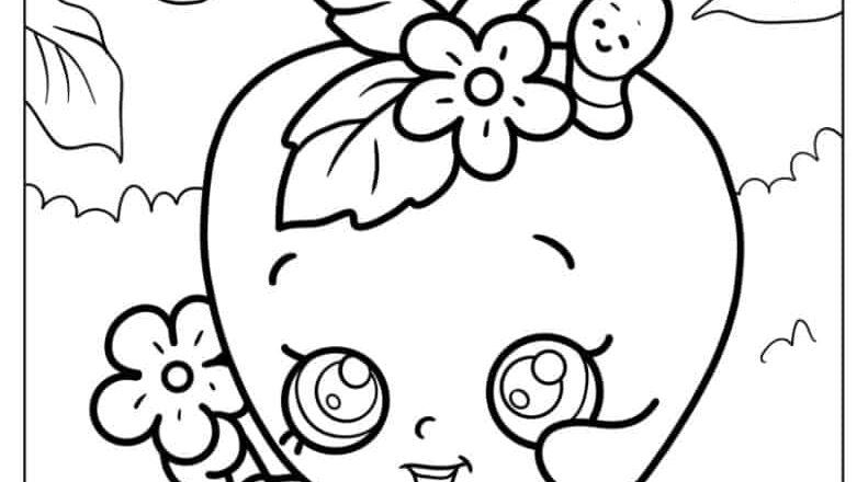 66 Shopkins Coloring Pages Free PDF Printables