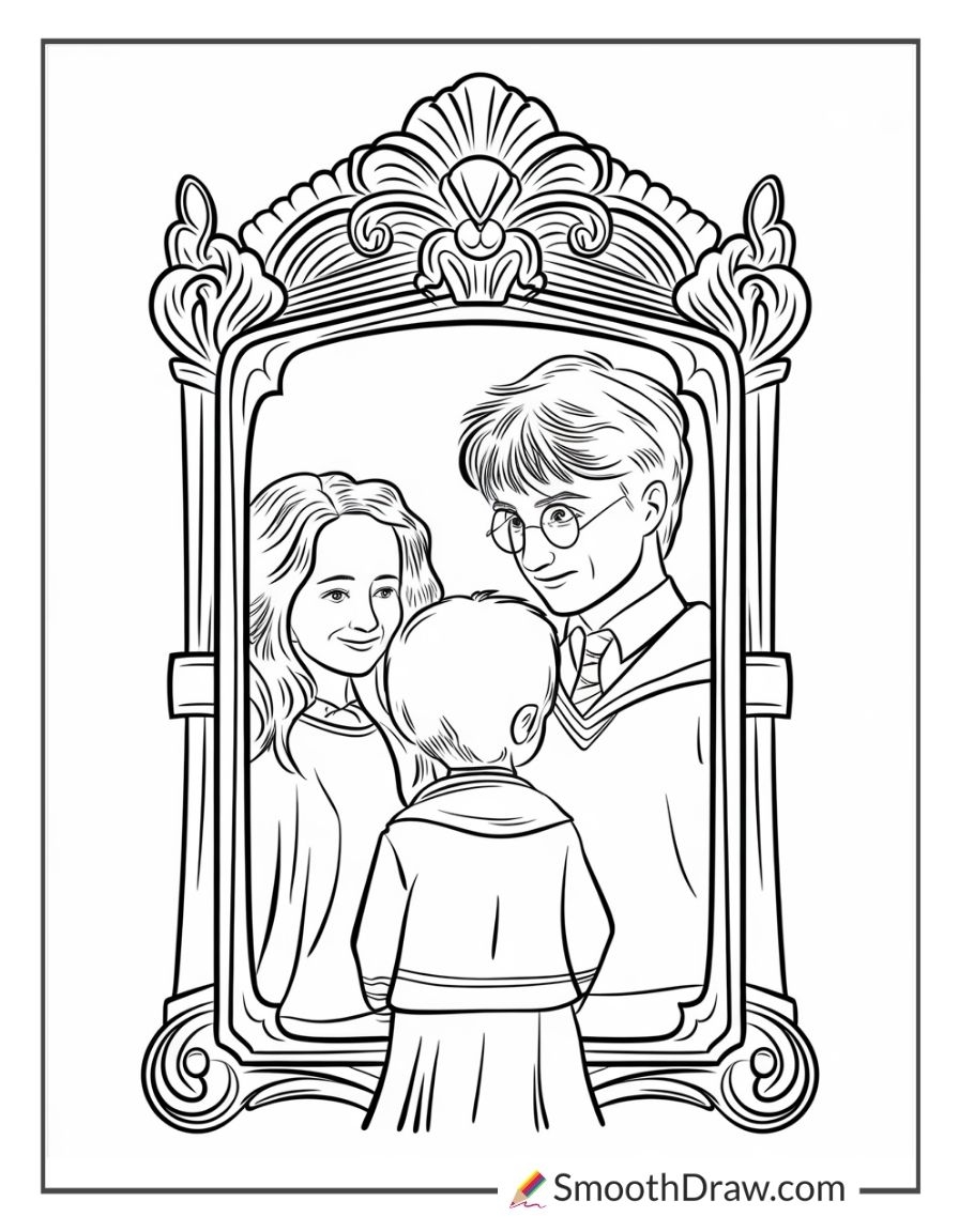 harry potter coloring page