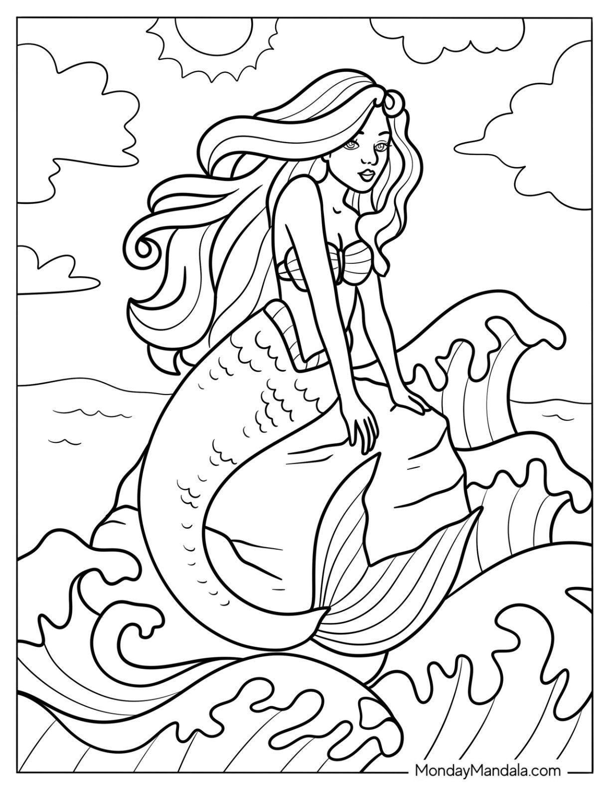 67 Mermaid Coloring Pages Free PDF Printables 67 Mermaid Coloring Pages Free PDF Printables