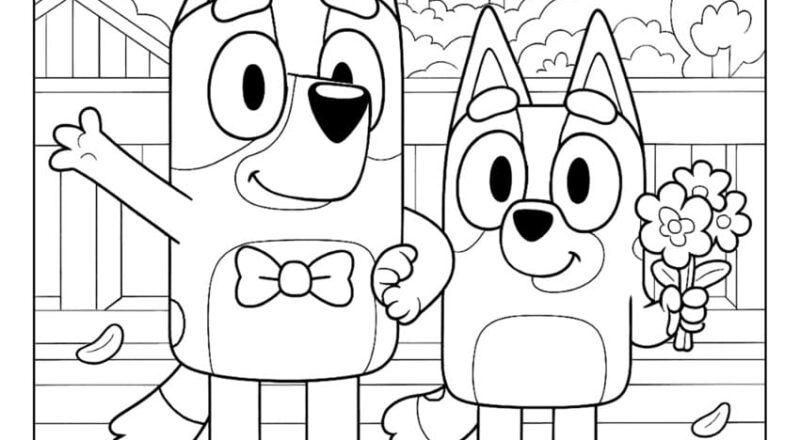 70 Bluey Coloring Pages Free Printables For Kids