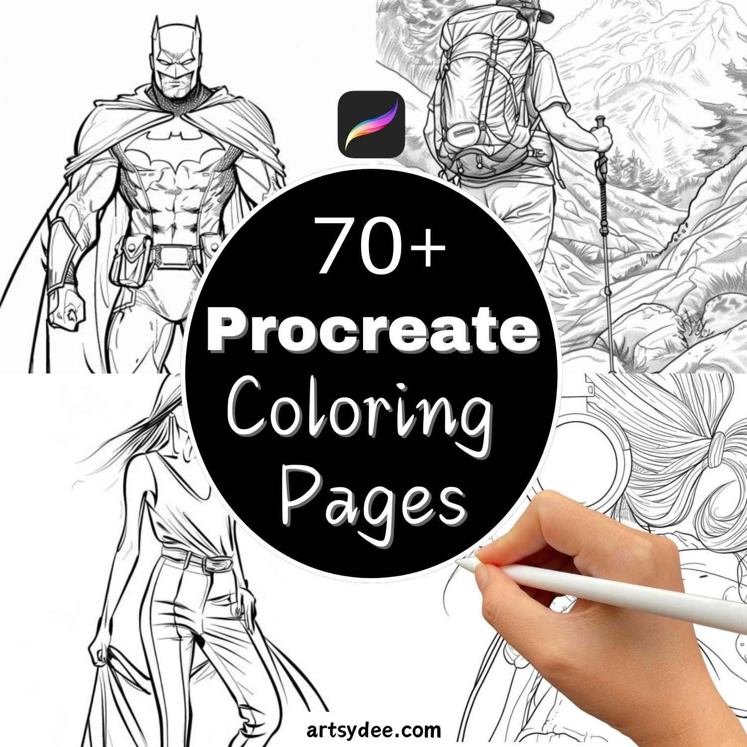 procreate coloring pages