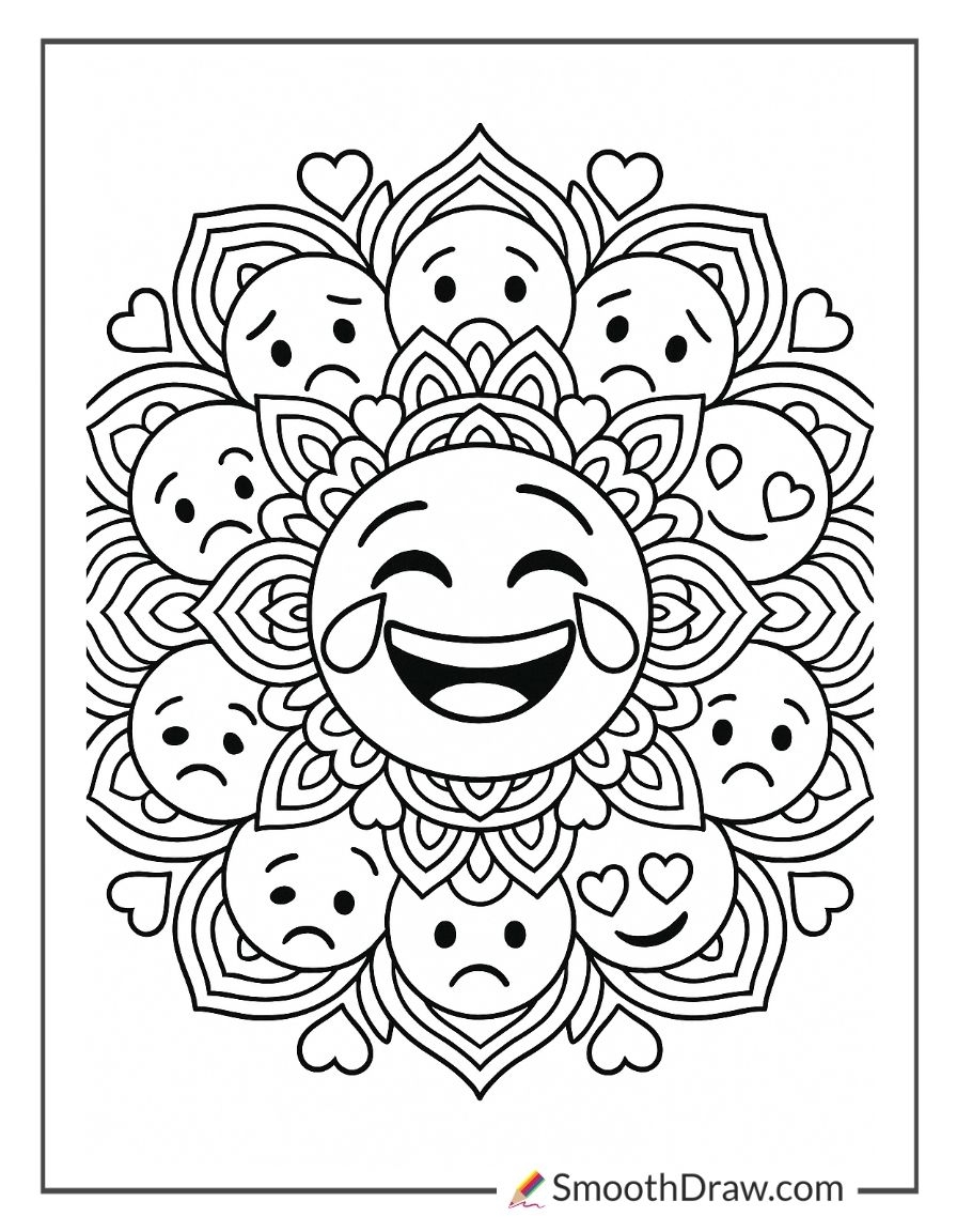 75 Emoji Coloring Pages Free Printables Smooth Draw 75 Emoji Coloring Pages Free Printables Smooth Draw