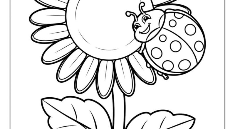 76 Flower Coloring Pages Free Printables For All Ages