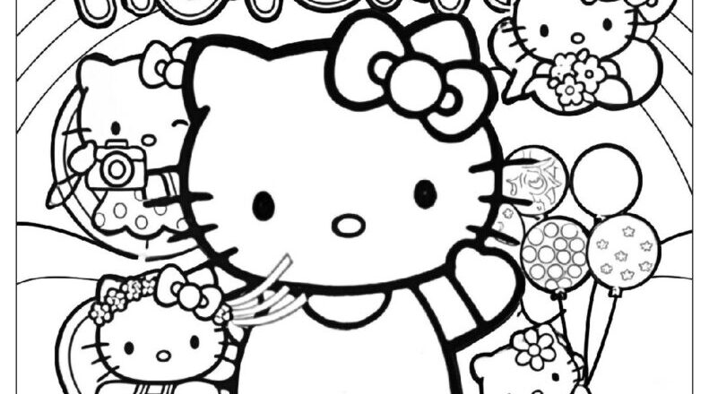 76 Hello Kitty Coloring Pages Free PDF To Print Woo Coloring