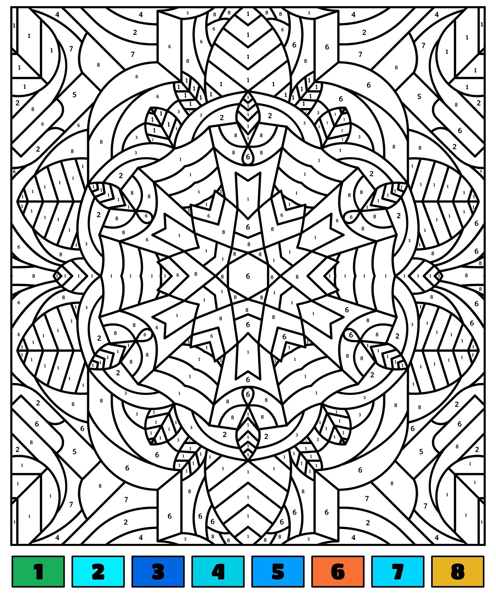 8 Color By Number Ideas Coloring Books Coloring Pages Color By Number Printable