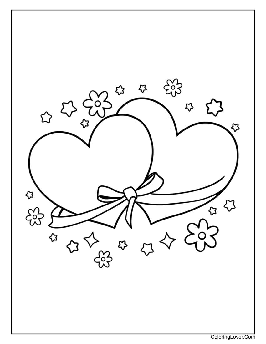coloring pages hearts coloring pages hearts