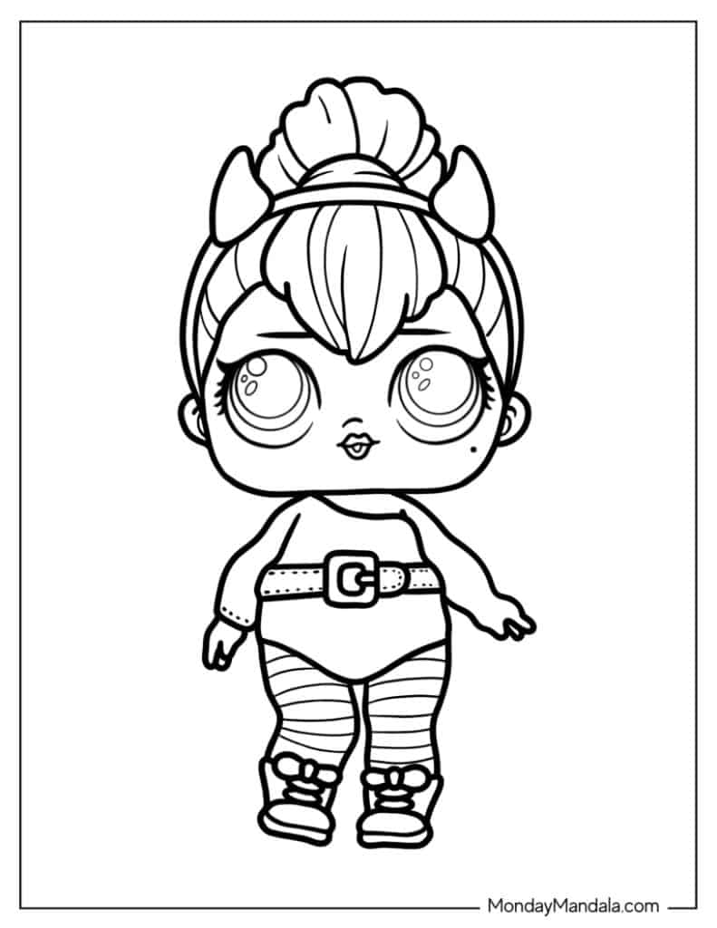 80 LOL Surprise Coloring Pages Free PDF Printables 