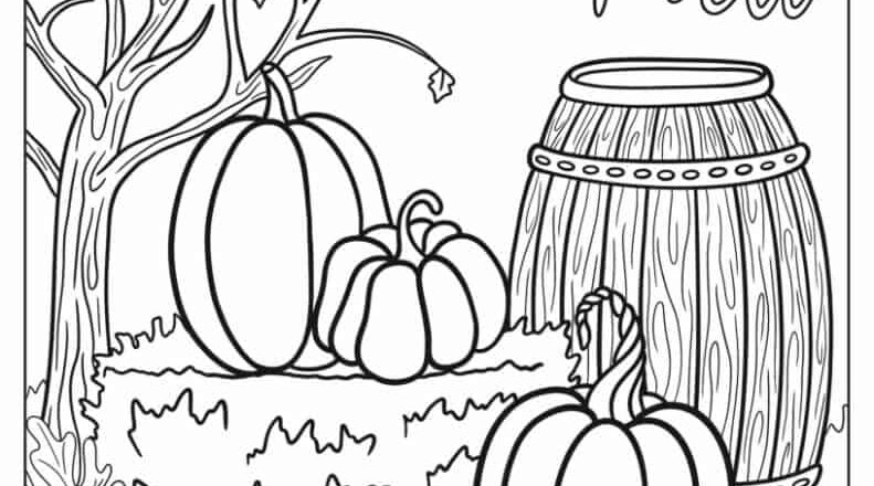 82 Autumn Fall Coloring Pages Free PDF Printables