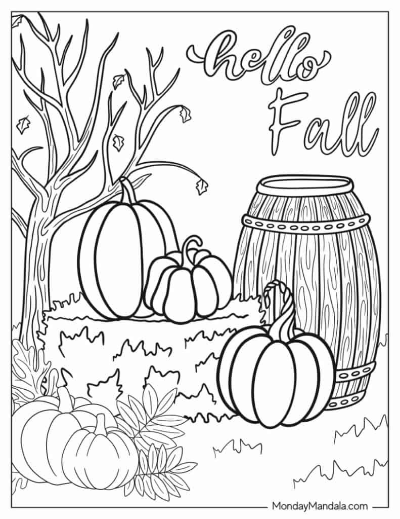 82 Autumn Fall Coloring Pages Free PDF Printables 82 Autumn Fall Coloring Pages Free PDF Printables