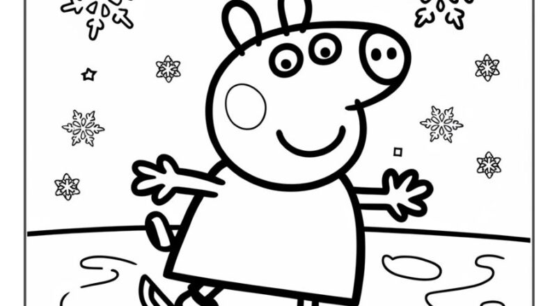 83 Peppa Pig Coloring Pages Smooth Draw