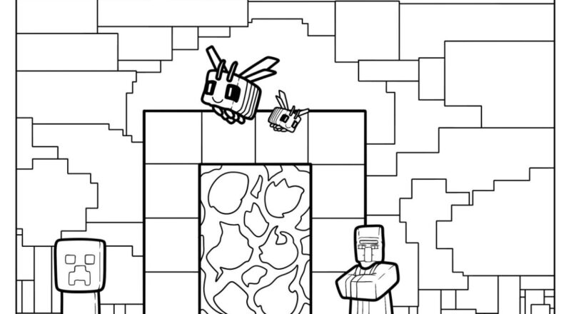 88 Minecraft Coloring Pages Free PDF Printables