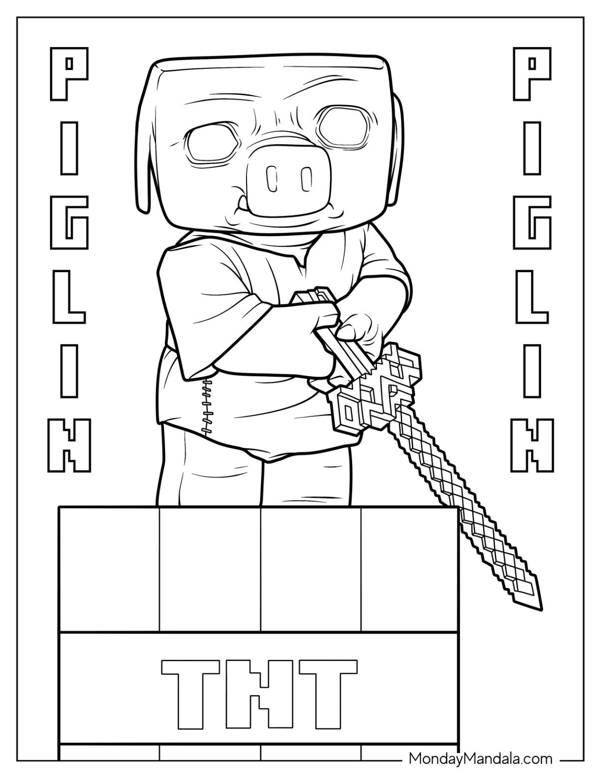 88 Minecraft Coloring Pages Free PDF Printables 
