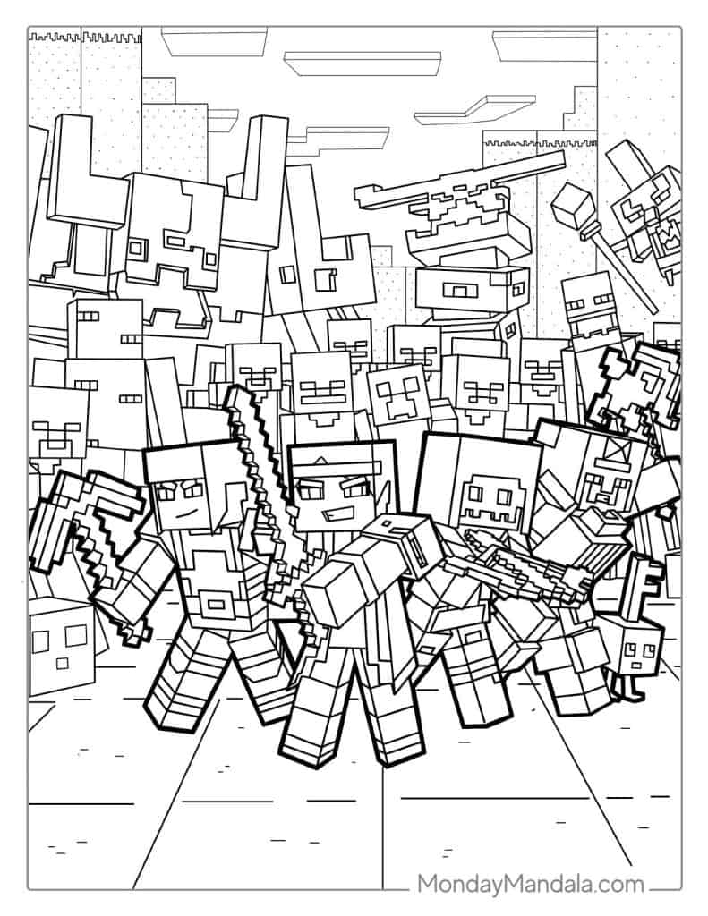 88 Minecraft Coloring Pages Free PDF Printables 88 Minecraft Coloring Pages Free PDF Printables