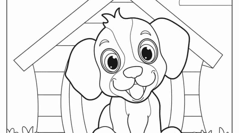 97 Dog Coloring Pages Free PDF Printables