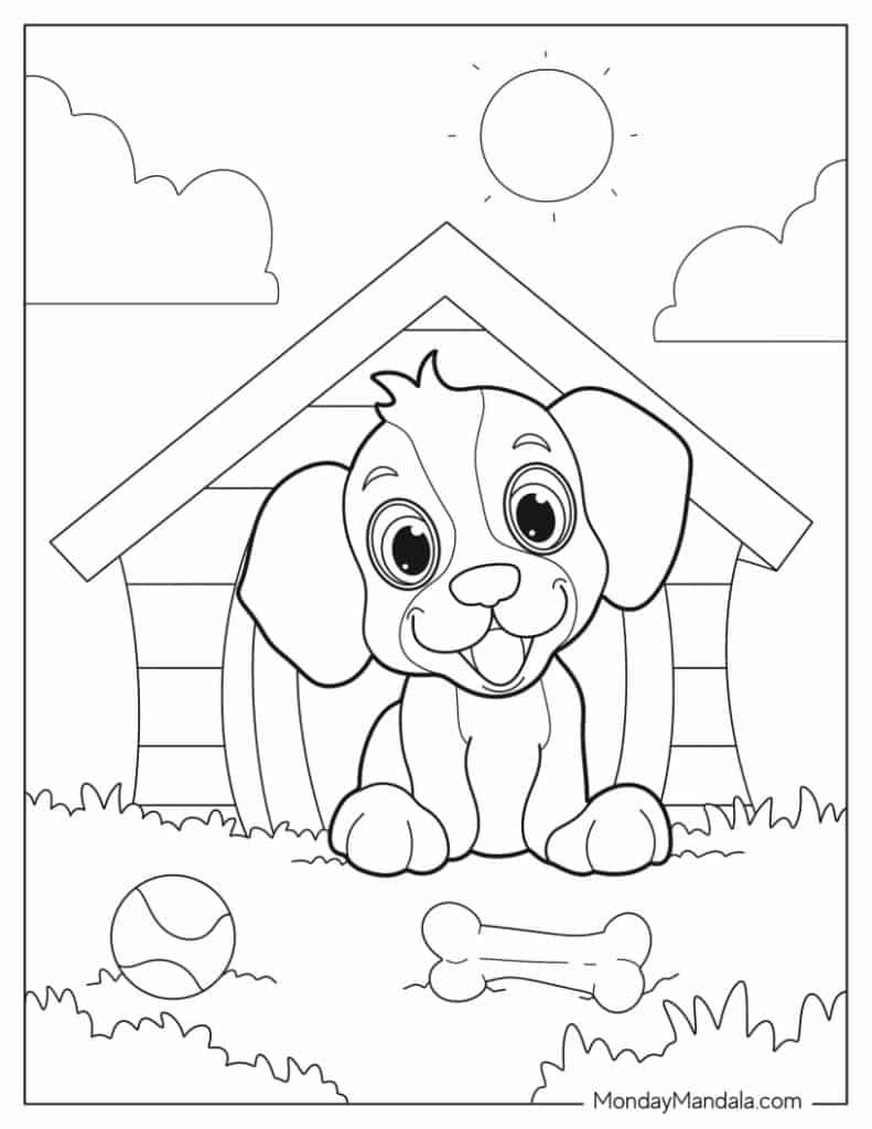 puppy dog coloring pages