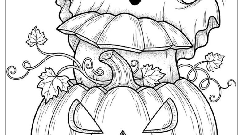 98 Halloween Coloring Pages Free PDF To Print Woo Coloring