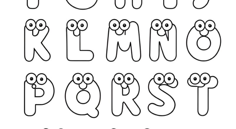 Abc Coloring Pages Coloring Pages Mimi Panda