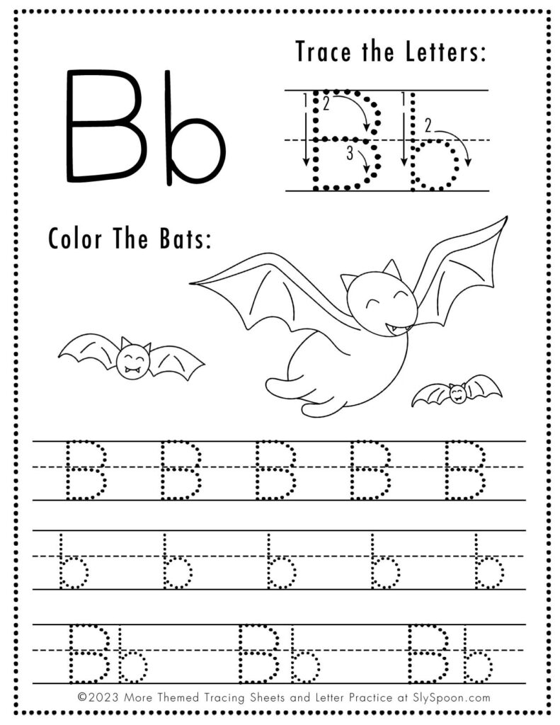 ABC Tracing Worksheets Sly Spoon ABC Tracing Worksheets Sly Spoon