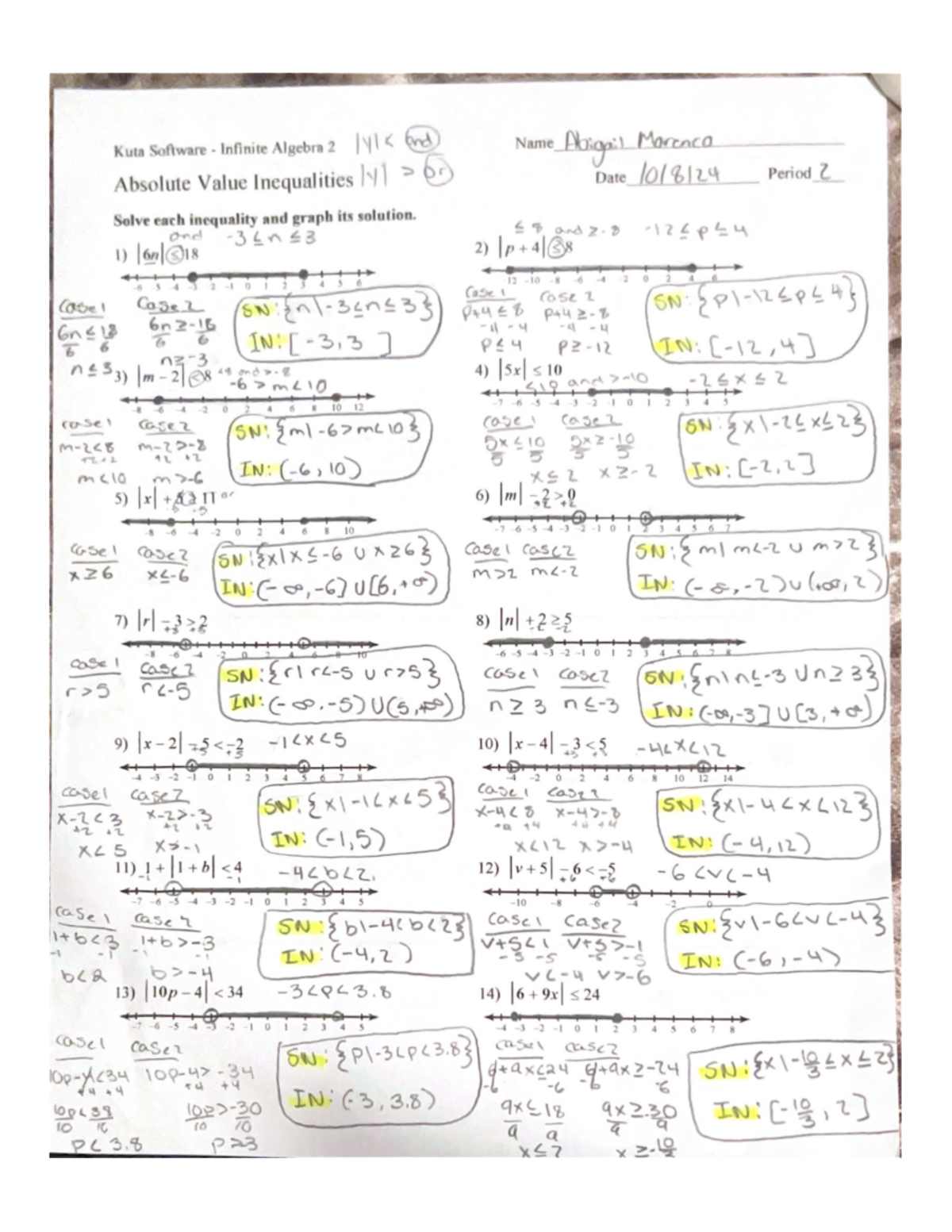 Absolute Value Inequalities Solutions Algebra II Final Exam Studocu Absolute Value Inequalities Solutions Algebra II Final Exam Studocu