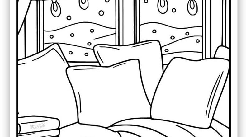 Aesthetic Coloring Pages Free PDF Printables Simply Love Coloring