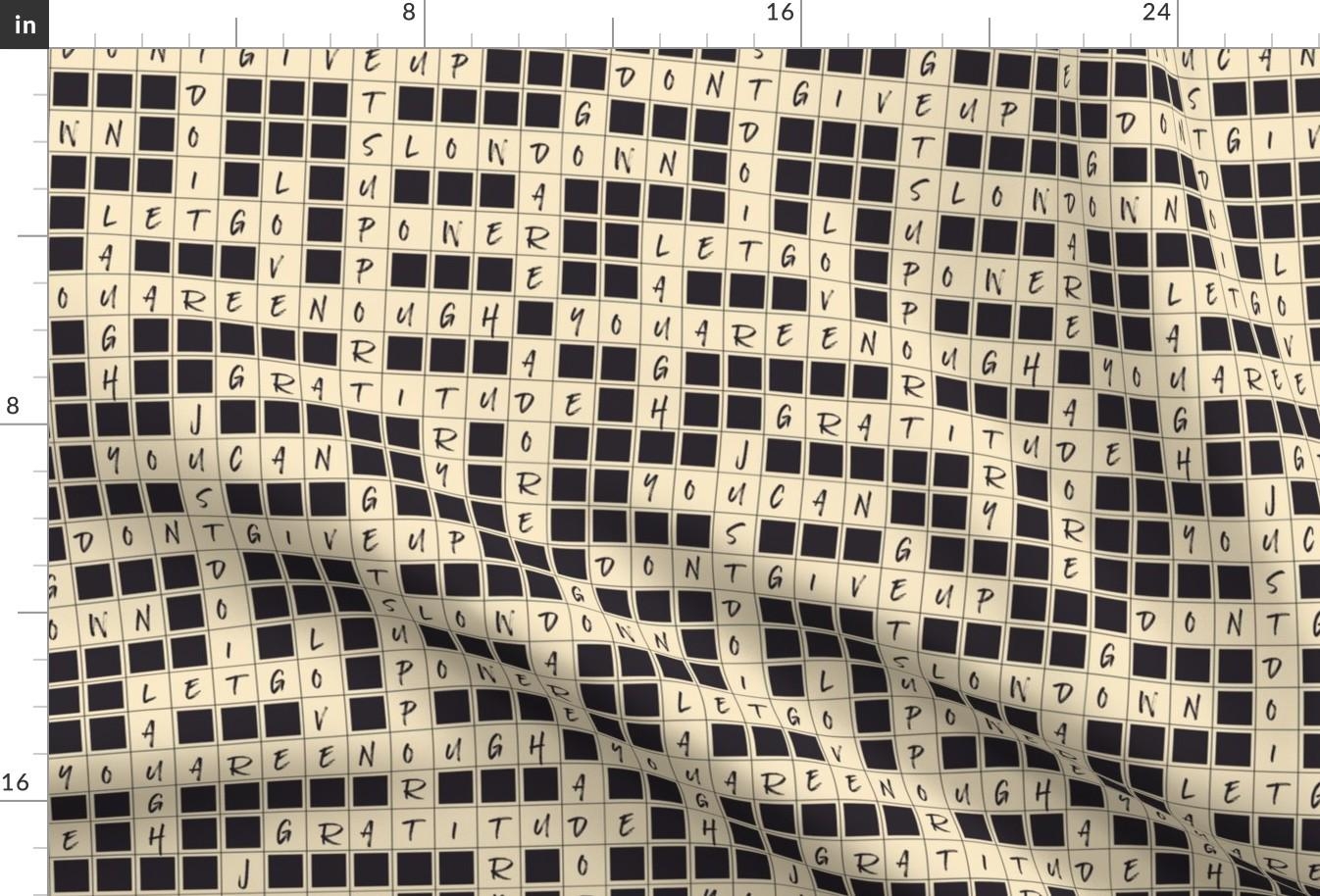 Affirmation Crossword Puzzle Fabric Crosswords Affirmations By Patternlady Affirmation Cotton Fabric By The Yard With Spoonflower Etsy Sweden Affirmation Crossword Puzzle Fabric Crosswords Affirmations By Patternlady Affirmation Cotton Fabric By The Yard With Spoonflower Etsy Sweden