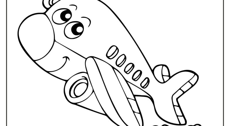 Airplane Coloring Pages Preschool Kindergarten First Grade Made By Teachers