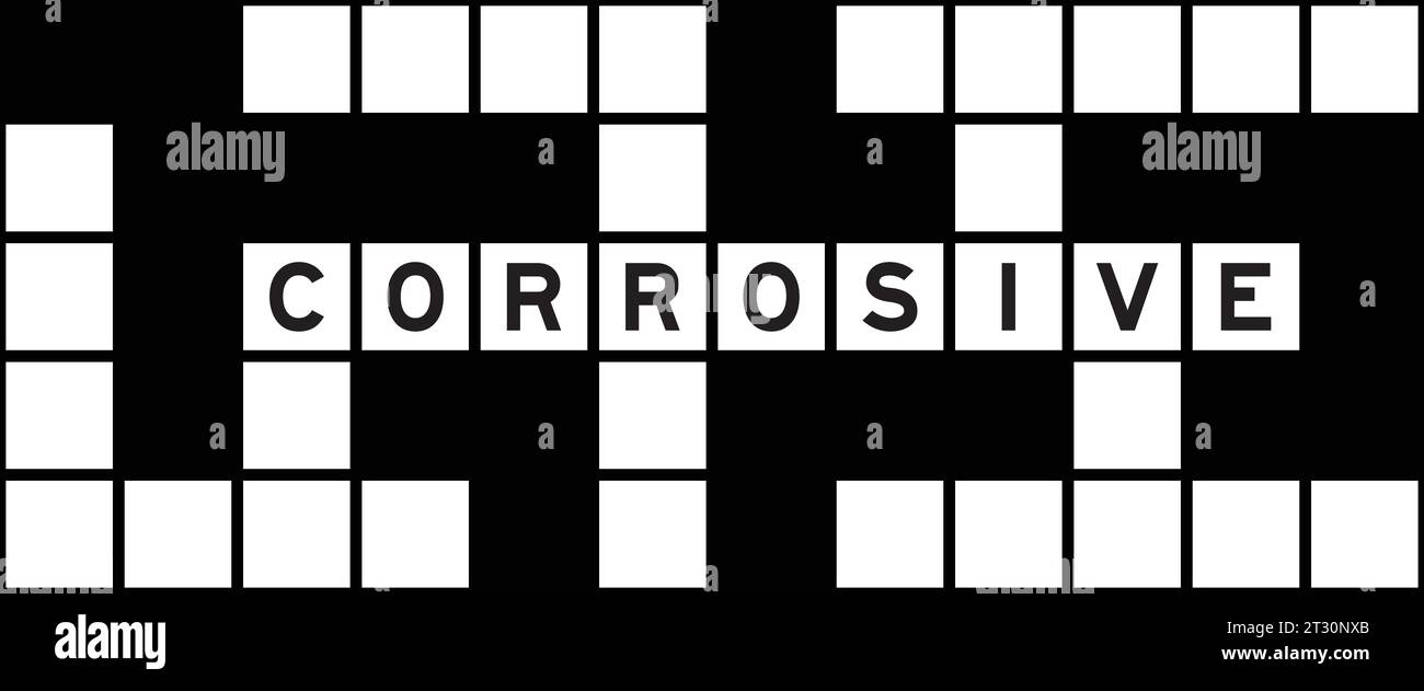 Alphabet Letter In Word Corrosive On Crossword Puzzle Background Stock Vector Image Art Alamy Alphabet Letter In Word Corrosive On Crossword Puzzle Background Stock Vector Image Art Alamy