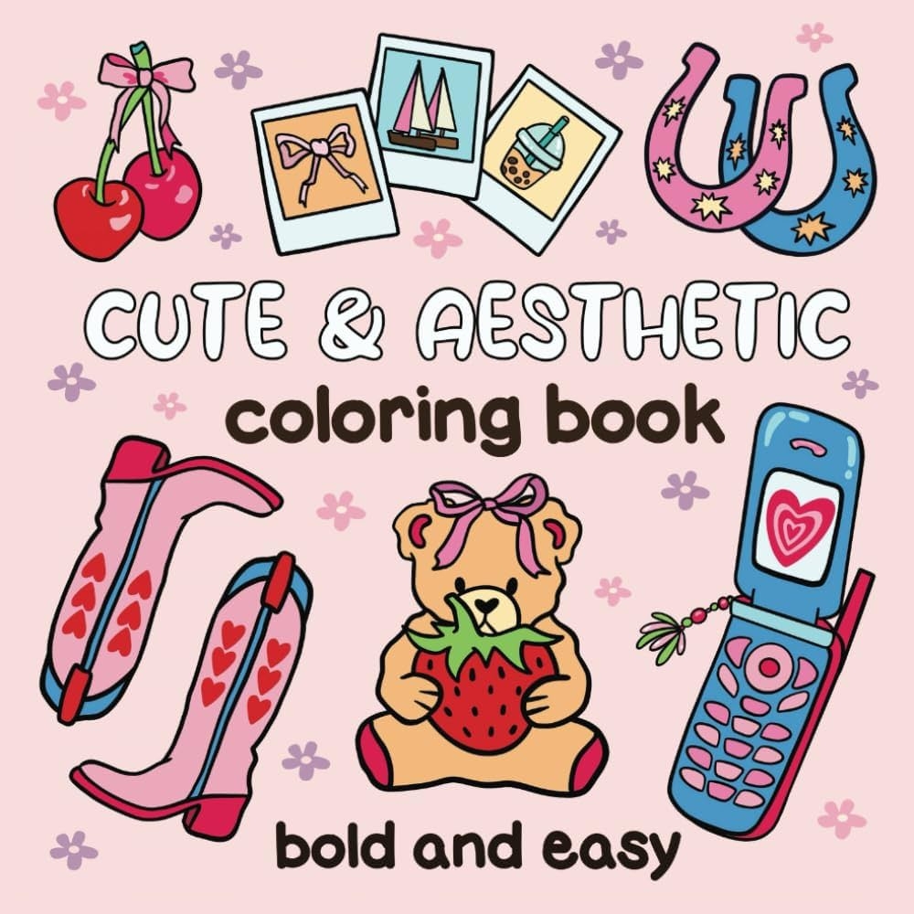 aesthetic coloring pages