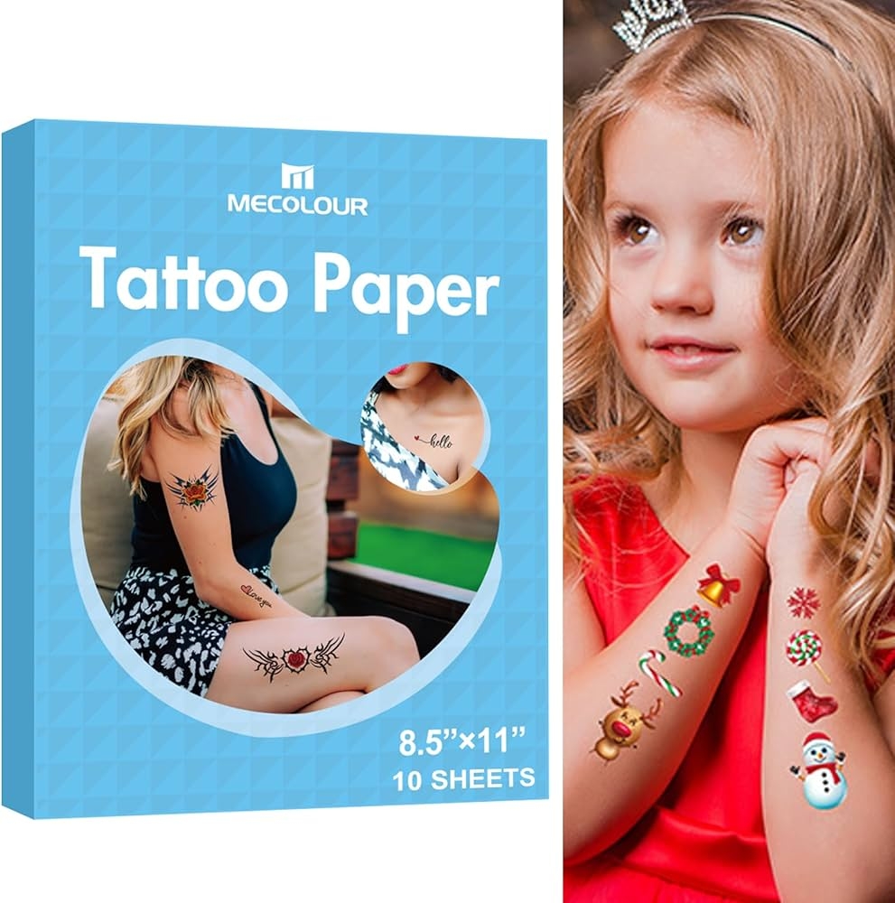 printable temporary tattoo paper