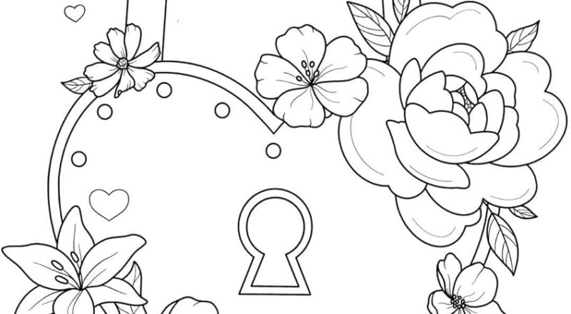 Amazon Pretty Simple Coloring Love 45 Easy to Color Pages Inspired By Happiness And Love 9781507221587 Adams Media Books