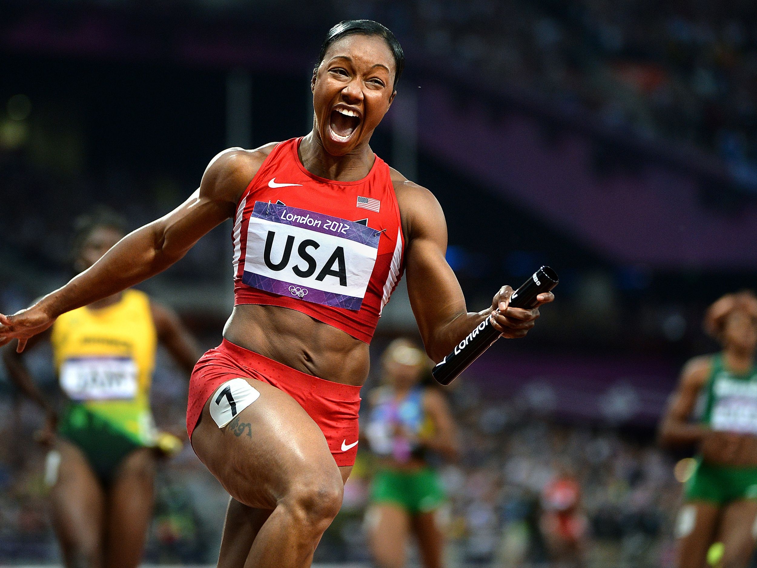 4x100 relay for one crossword