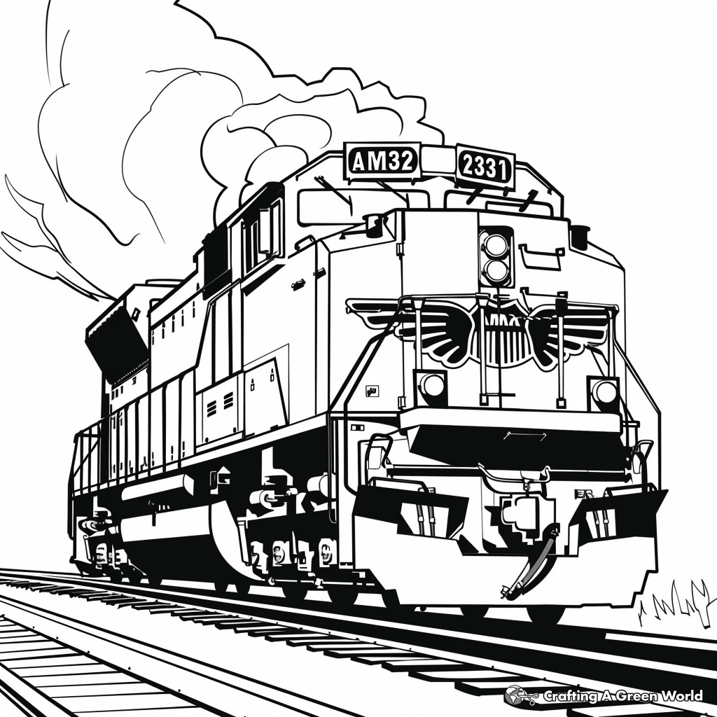 coloring pages of trains coloring pages of trains