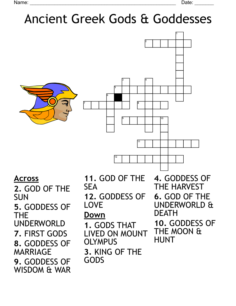 Ancient Greek Crossword WordMint Ancient Greek Crossword WordMint
