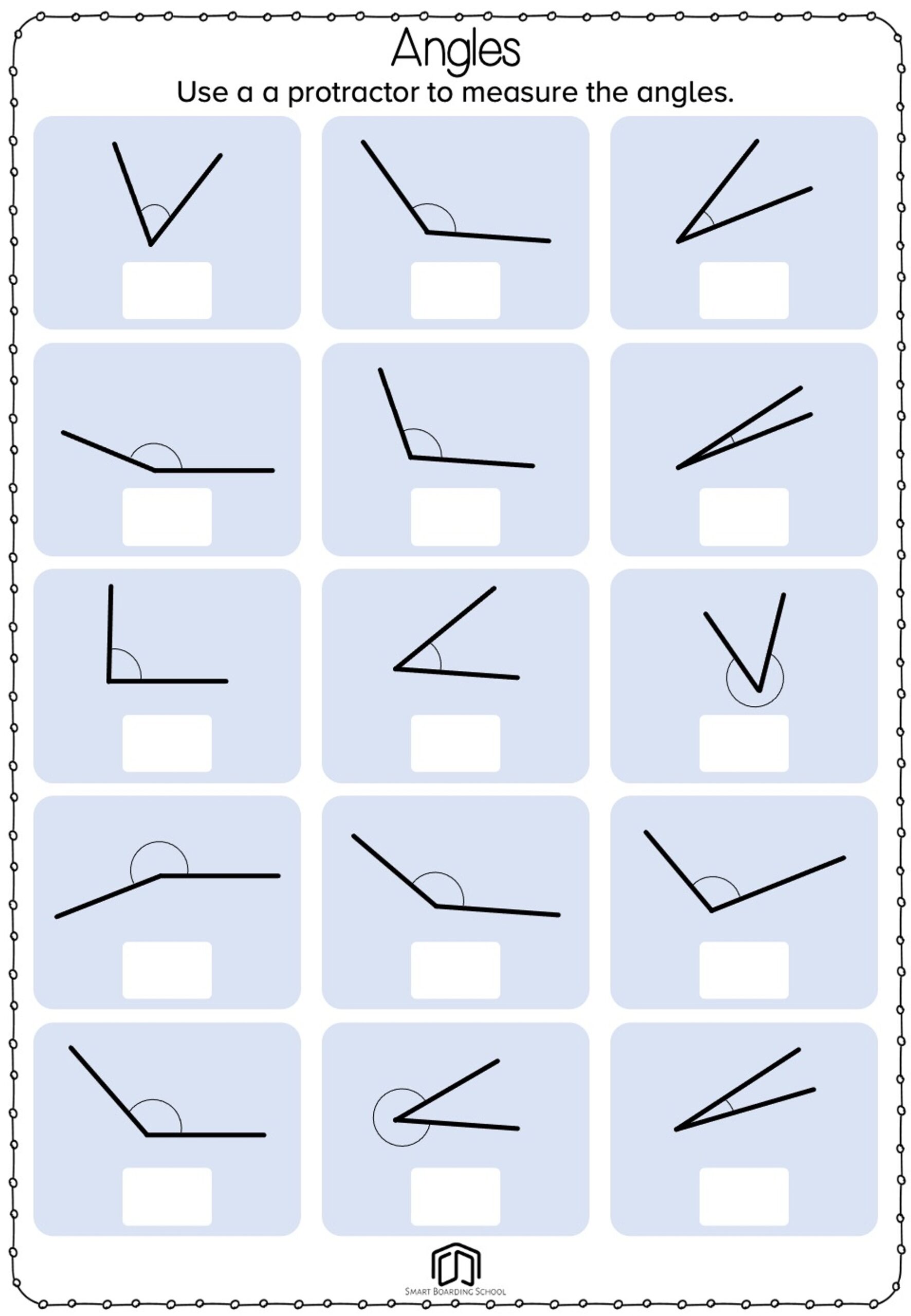 measuring angles with a protractor worksheet measuring angles with a protractor worksheet