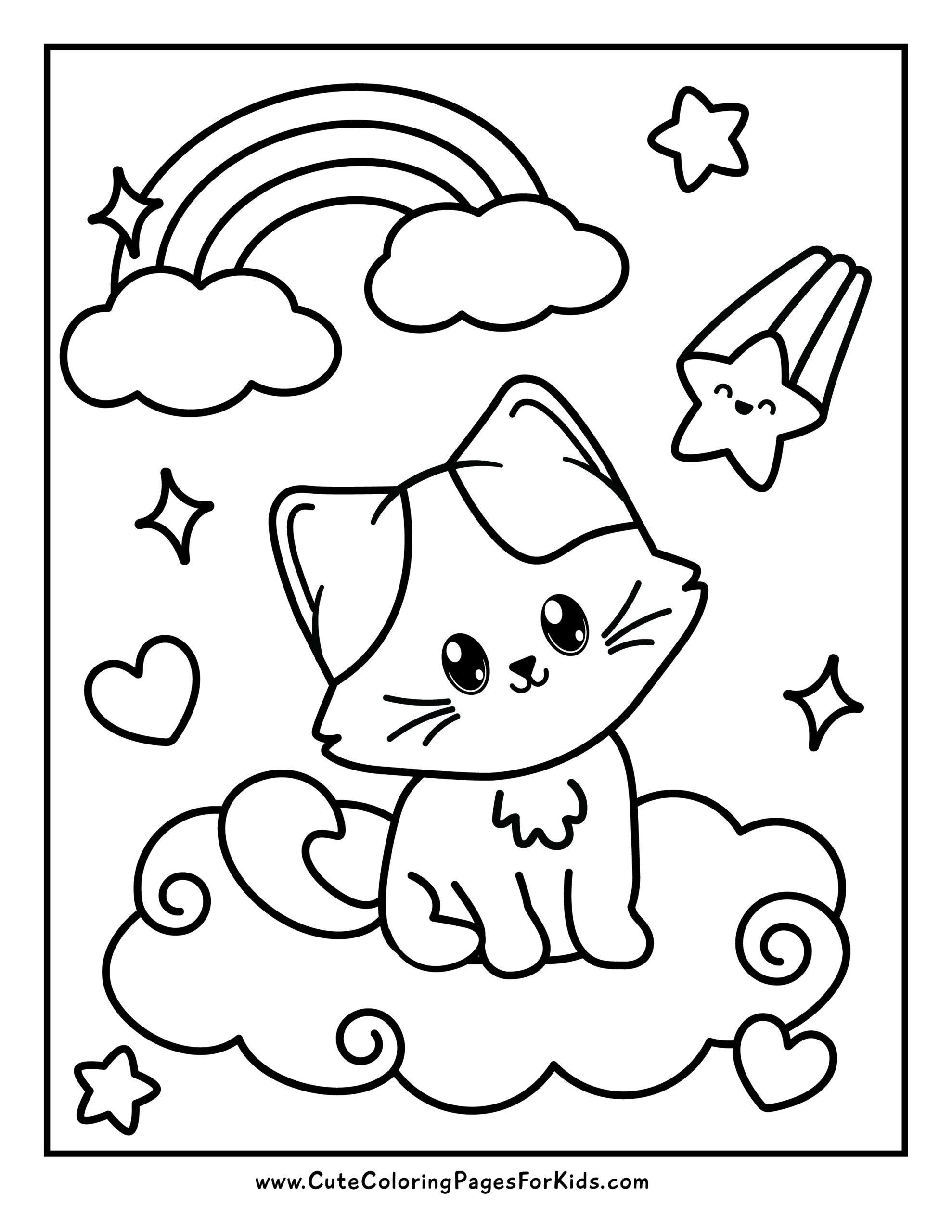 Animal Coloring Pages Cute Coloring Pages For Kids