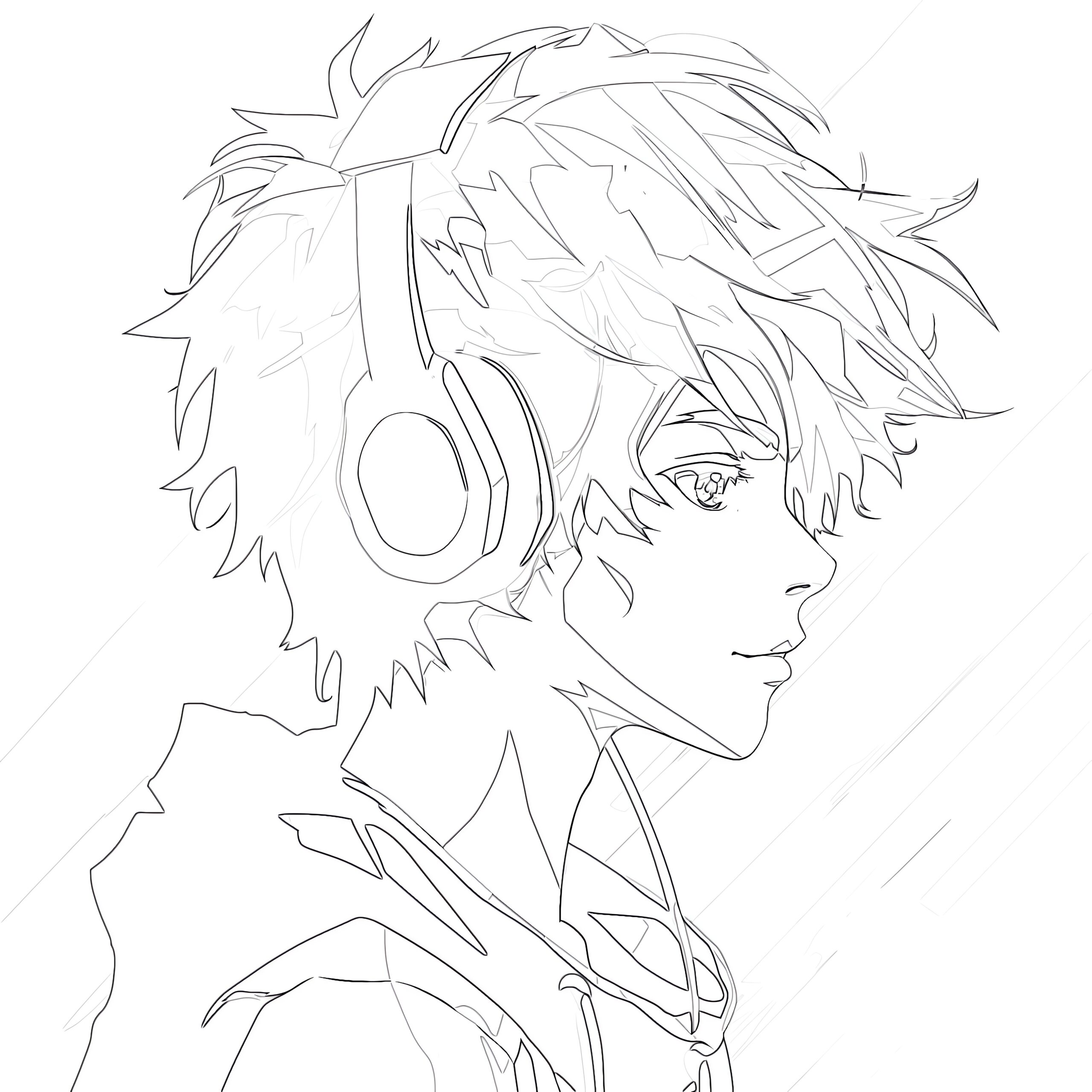 anime printable coloring pages anime printable coloring pages