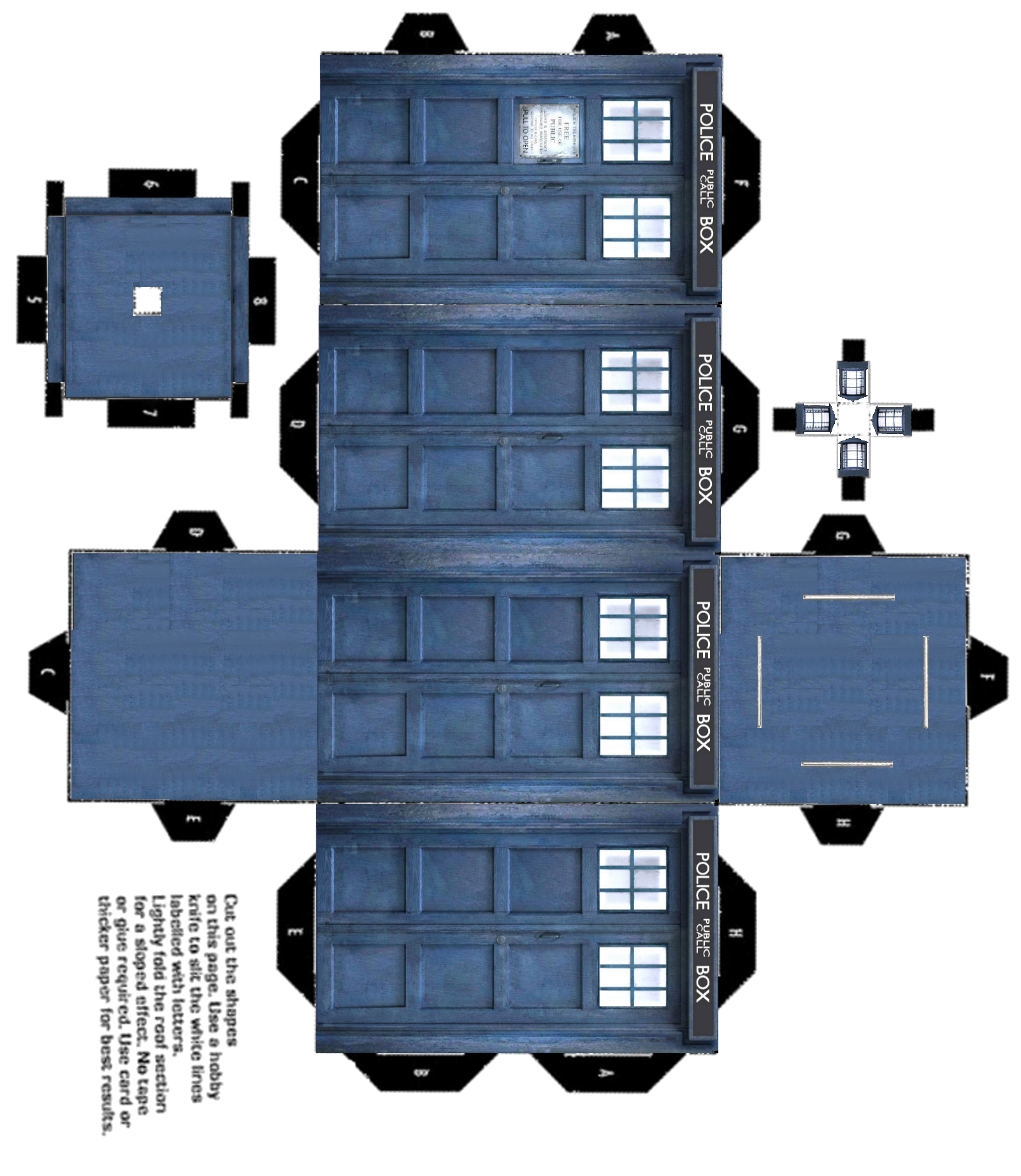 Any Other TARDIS Printables I m Building This One Today R doctorwho