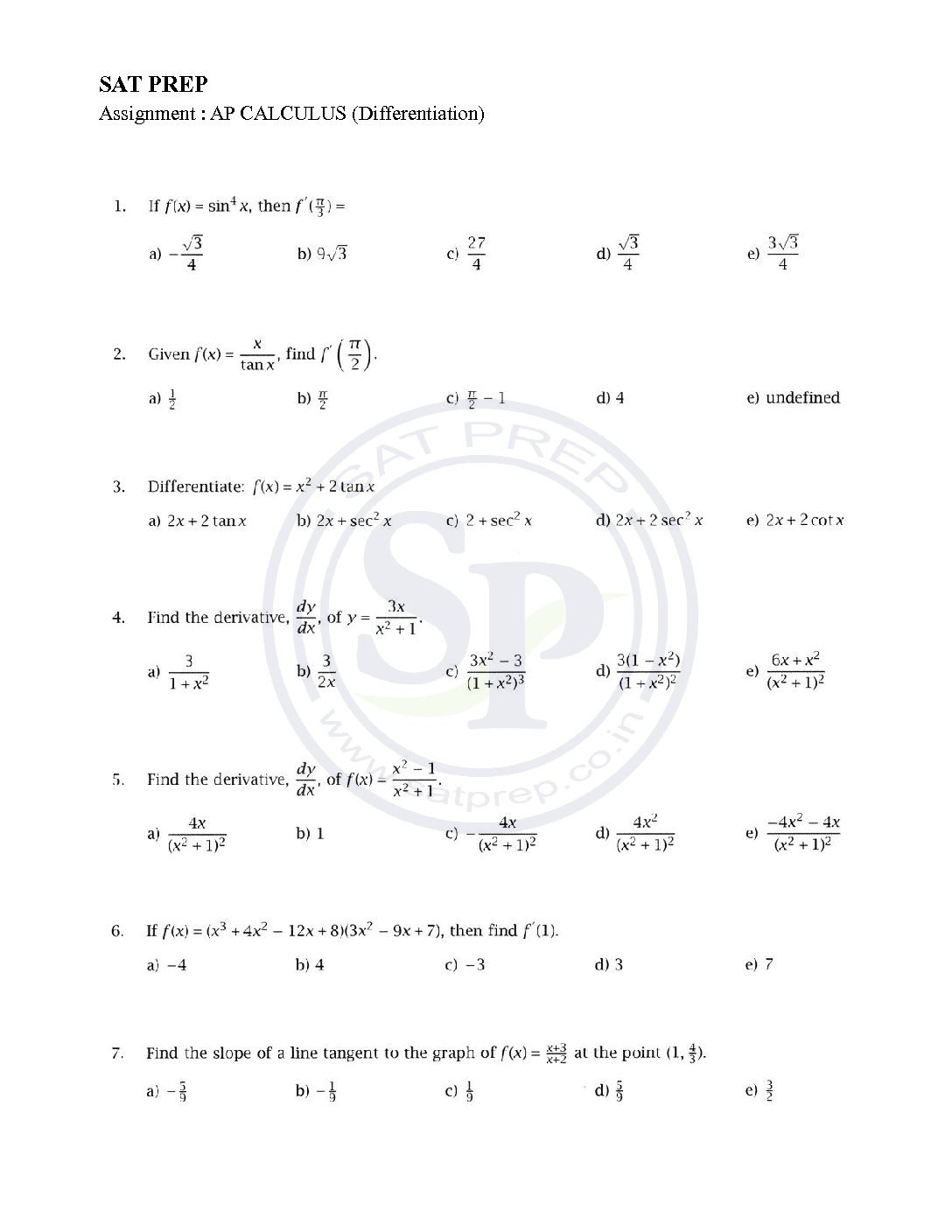 AP CAL BC Archives SAT PREP AP CAL BC Archives SAT PREP