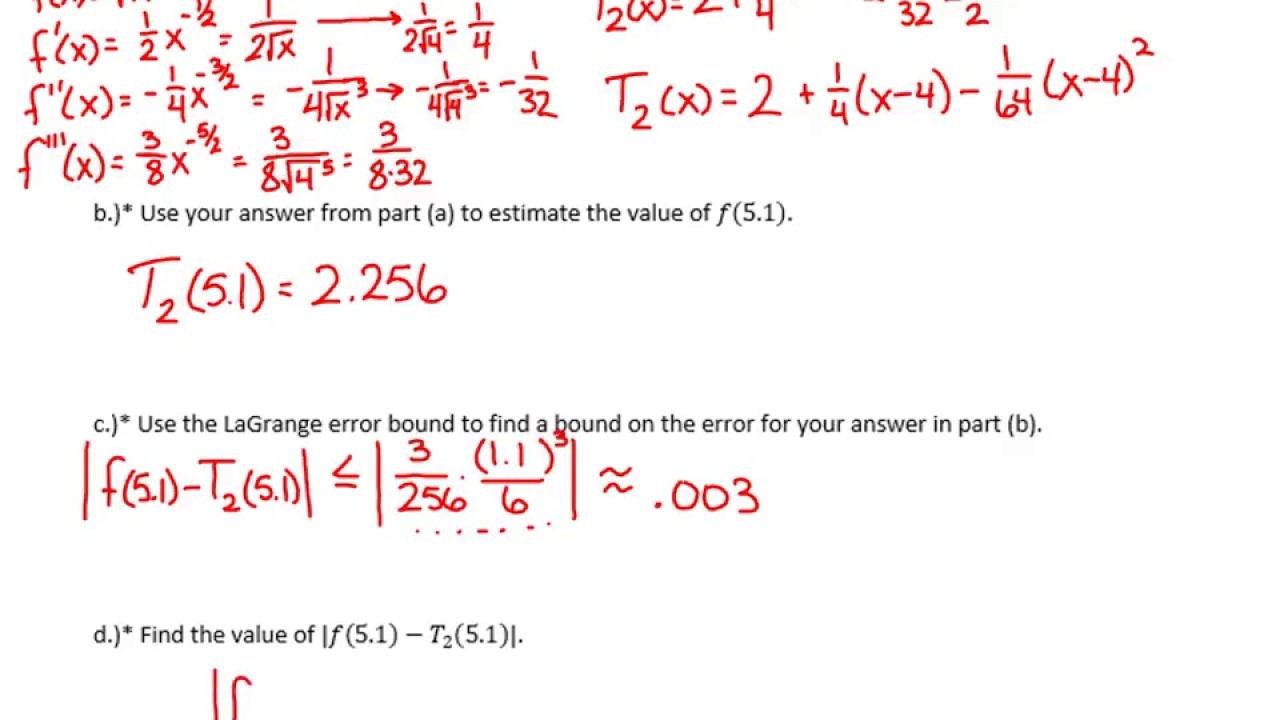 ap calc bc worksheets