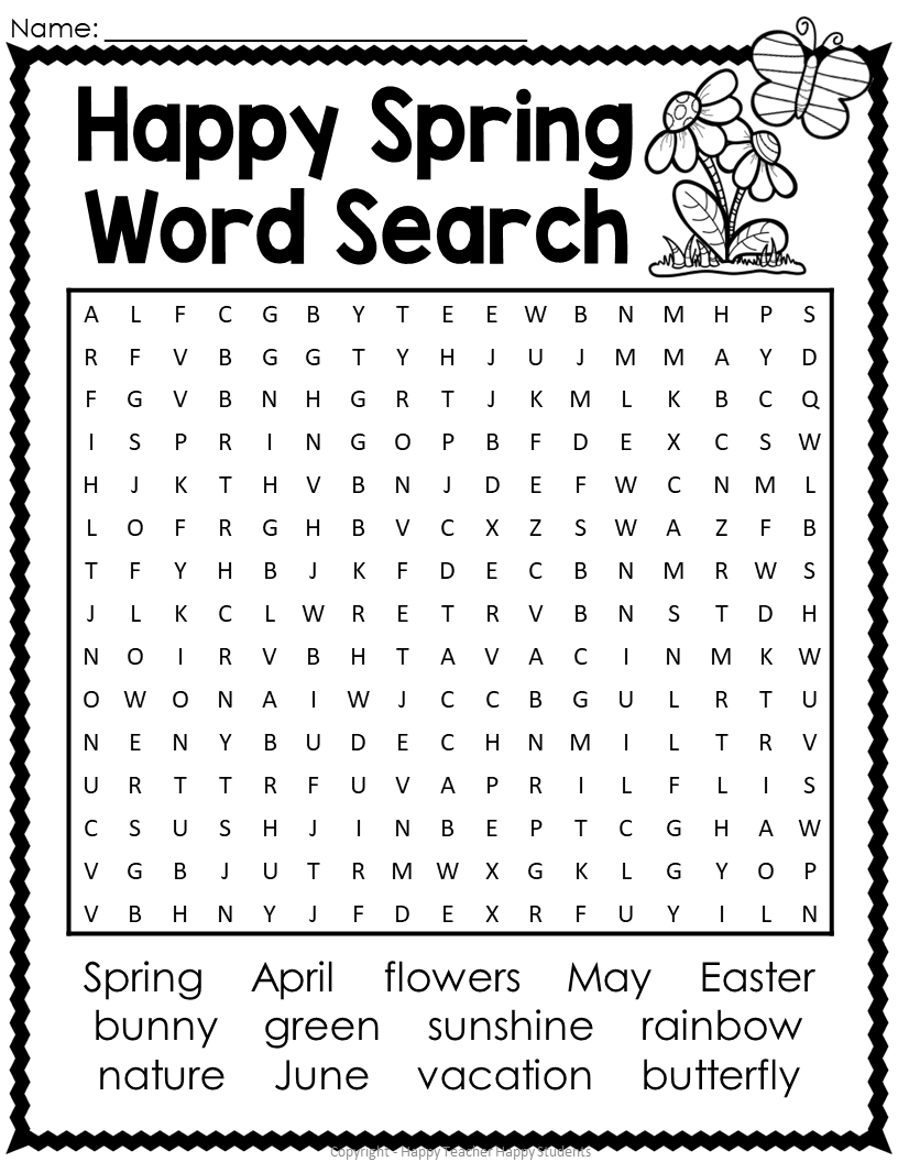 April Fools Word Search And Tricky Test Two No Prep April Fools Day Activities Made By Teachers