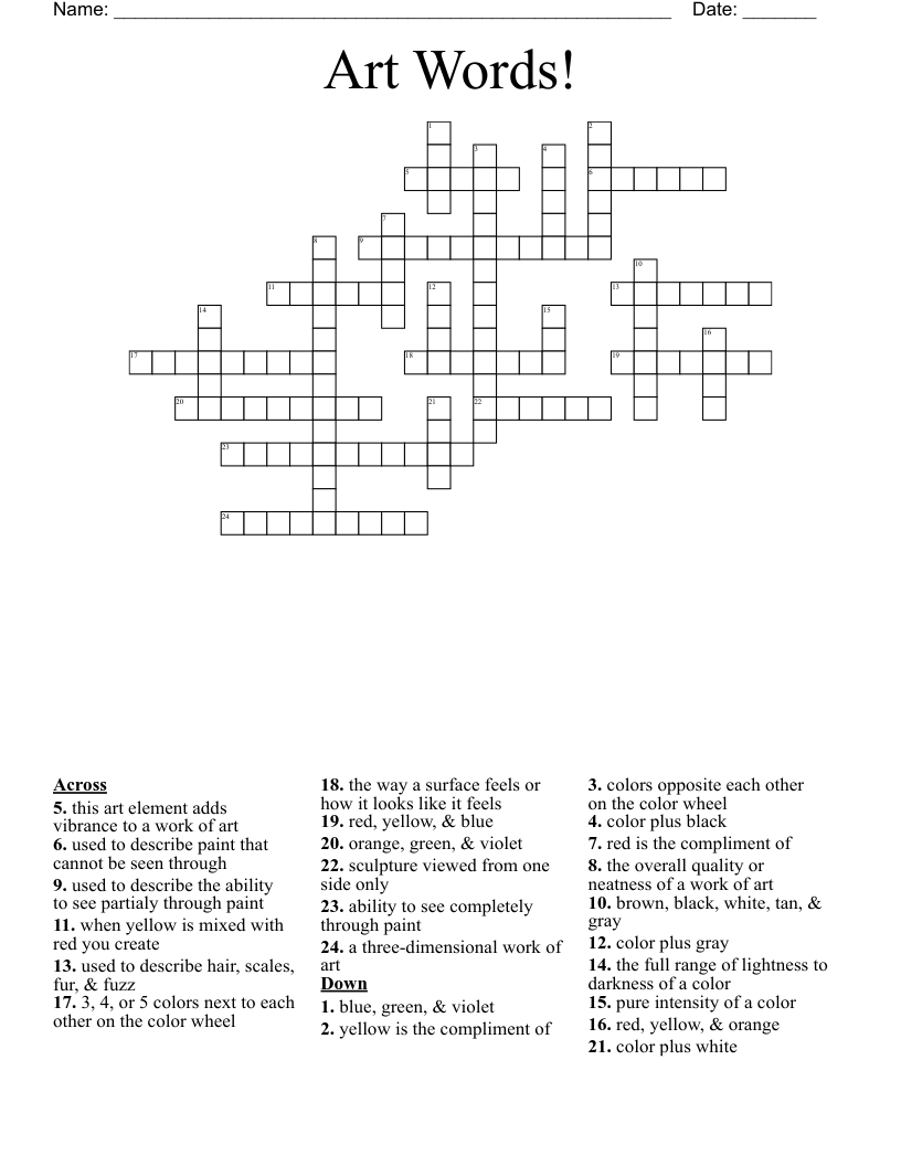 aquarelle paints crossword clue