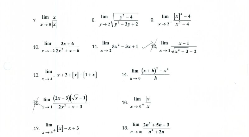 Assignments Flick s AB Calculus