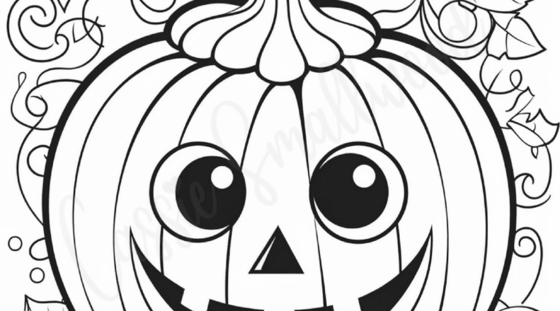 AWESOME Halloween Coloring Pages Cassie Smallwood