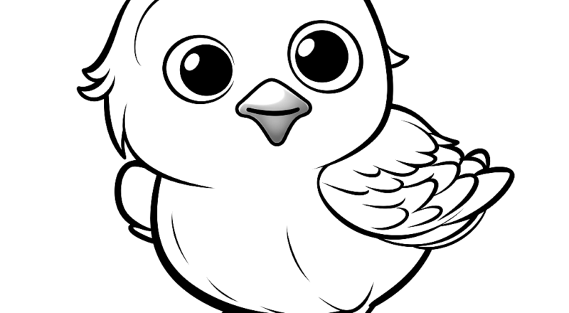 Baby Bird Coloring Pages Free Printable