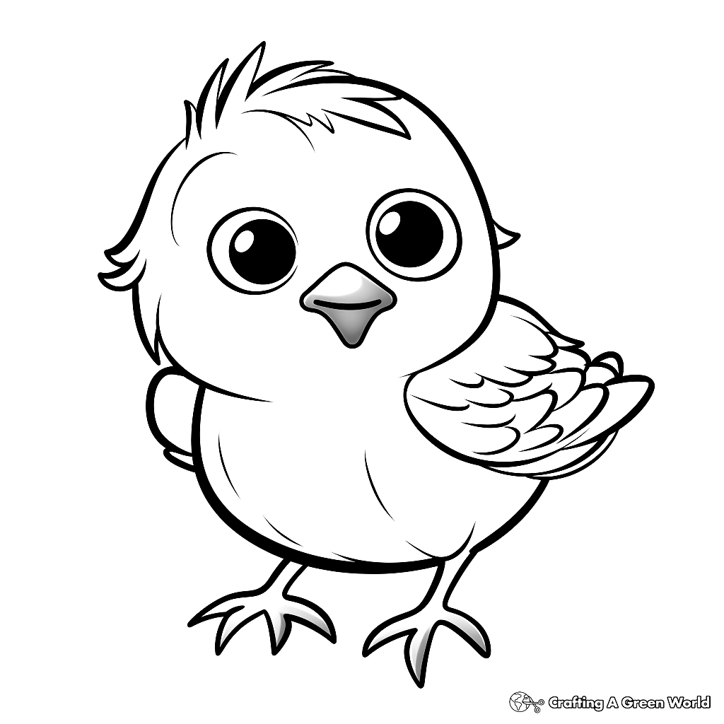 Baby Bird Coloring Pages Free Printable 