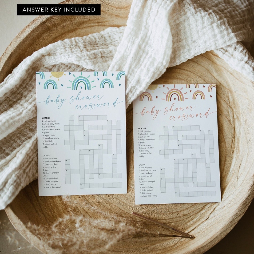 rainbow backdrop crossword