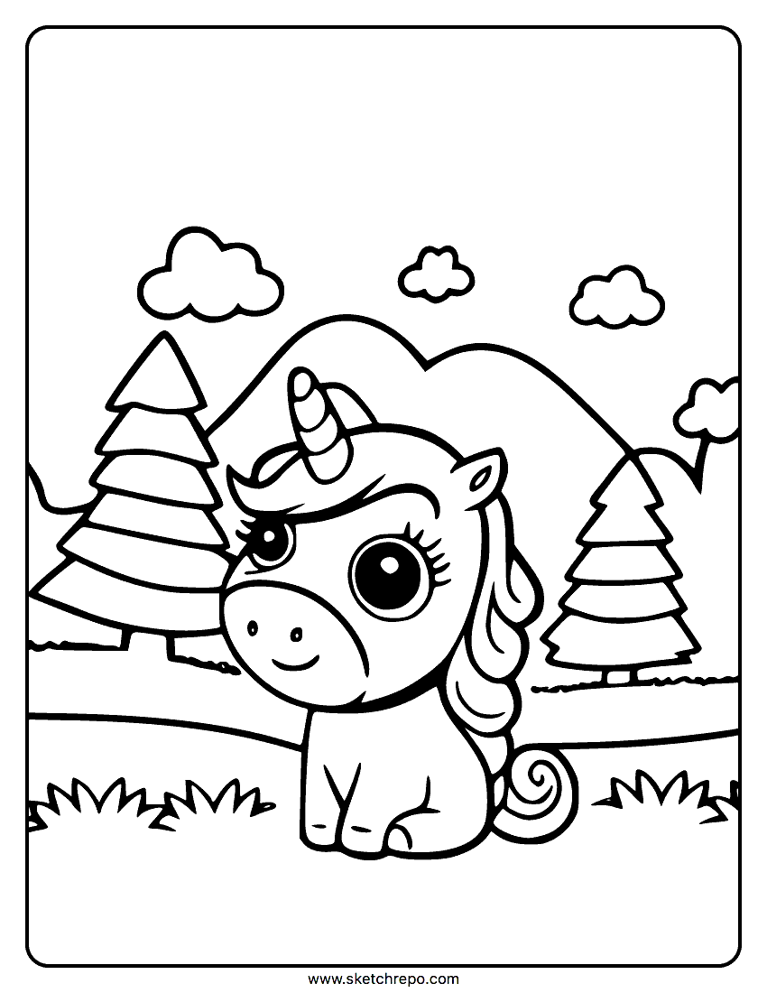 baby unicorn coloring pages baby unicorn coloring pages