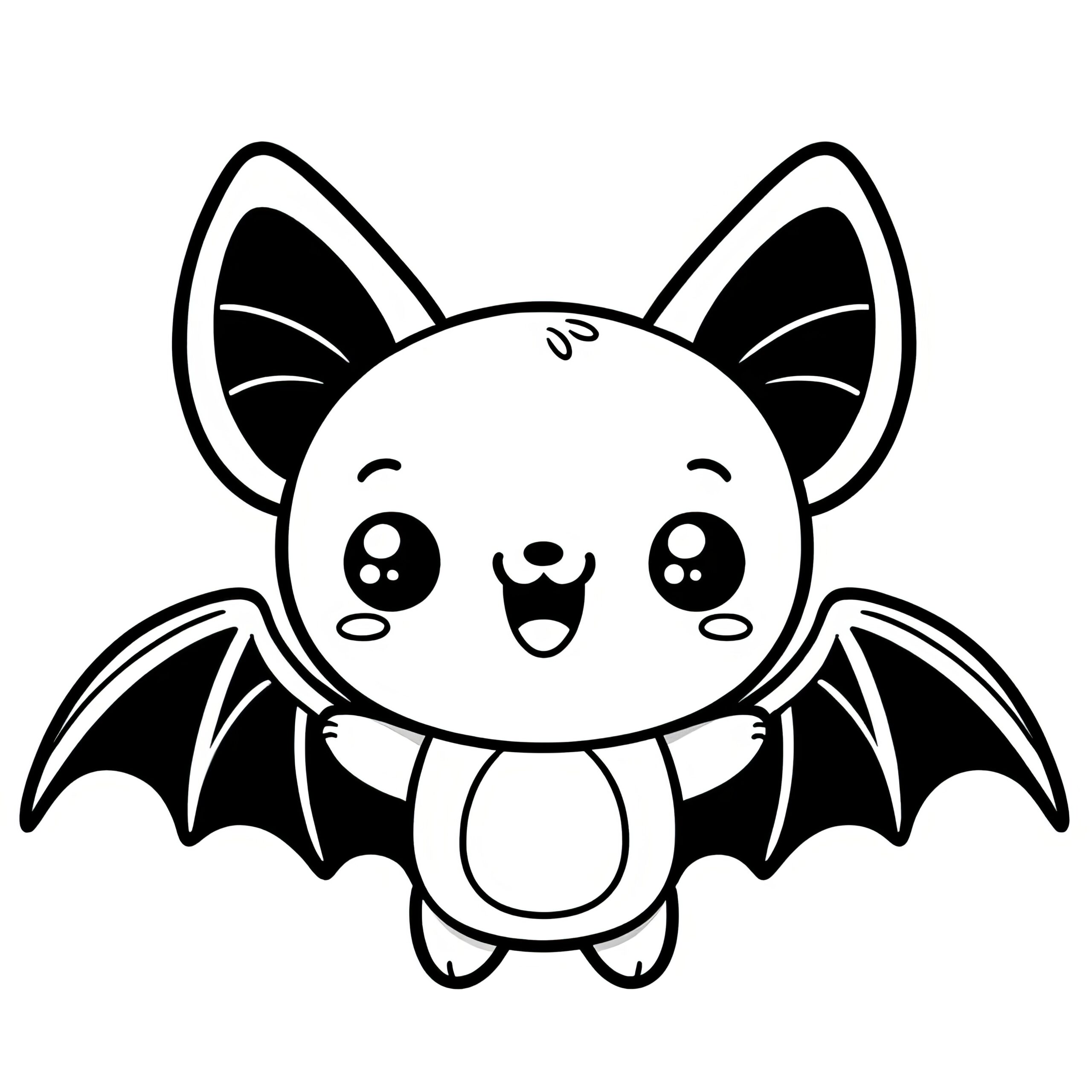 Bat Simple Halloween Coloring Page For Children Free Bat Simple Halloween Coloring Page For Children Free