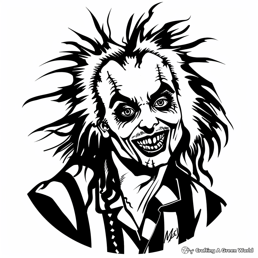 Beetlejuice Coloring Pages Free Printable Beetlejuice Coloring Pages Free Printable